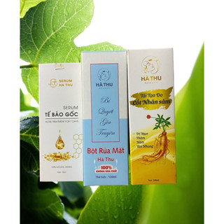 Combo 3 sản phẩm( 1 Tái tạo da cốt sâm + 1 Bột rửa mặt + 1 Serum tế bào gốc)