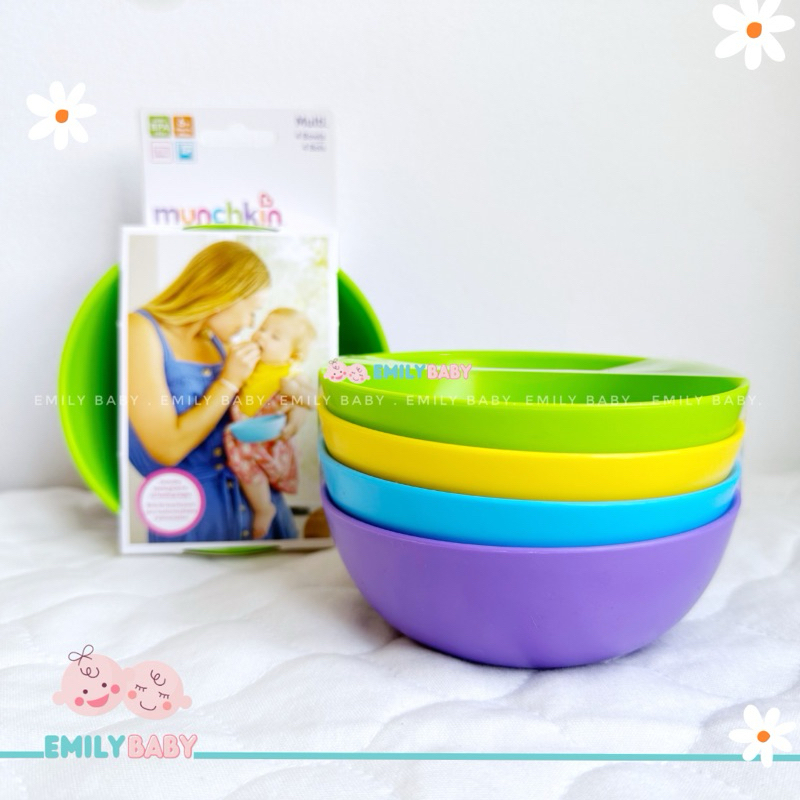 Bát chén ăn dặm Munchkin cỡ lớn cho bé