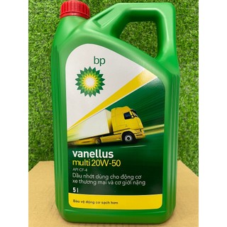Dầu nhớt động cơ diesel bp vanellus multi 20w-50 api cf-4