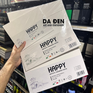 [DA ĐEN] Giấy Vẽ Happy Artist Drawing Paper 160gsm