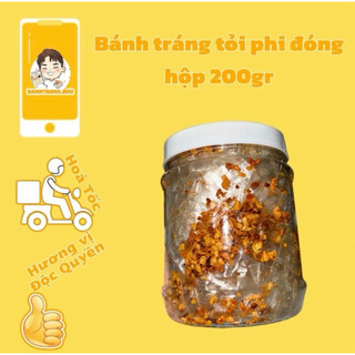 Bánh tráng tỏi phi đóng hộp ( 1 HỘP )