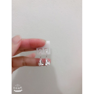 BÔNG TAI CỎ 4 LÁ CHO BÉ GÁI CỰC XINH- CHUẨN BẠC TA HÀNG DÀY DẶN