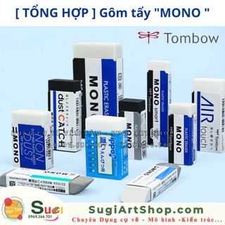 [ TÂM TÂM ] Gôm tẩy chì TOMBOW Mono đủ loại , Gôm tẩy mềm , tầy đen , tẩy cứng Tombow , Môn