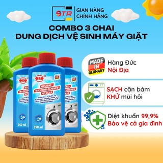 Combo 3 chai tẩy lồng máy giặt oro làm sạch cặn bẩn lồng giặt vệ sinh lồng máy giặt, đường ống