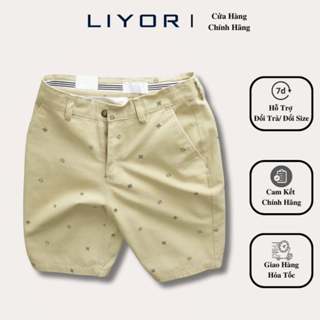 Quần Short Kaki Nam LIYOR Quần Ngắn Nam hình in họa tiết độc đáo vải kaki dày dặn QKK013
