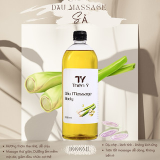 Dầu Massage Body Hương Sả - Chai 1000ml