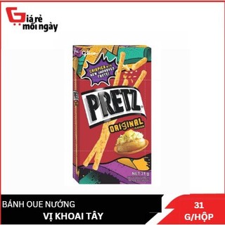 Bánh que nướng giòn glico pretz vị khoai tây hộp 31g