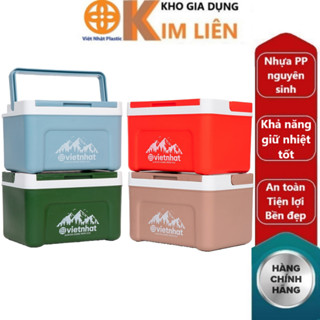 Phích Thùng đá vuông mini Thái 2.3L nhựa VIỆT NHẬT 3932 - Giữ nhiệt tốt, đựng trái cây, ăn vặt