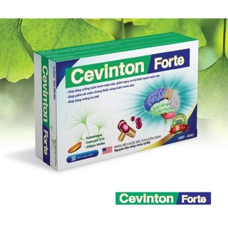 Tăng cường lưu thông máu và bổ não Cevinton forte hộp30viên