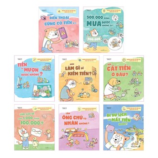 Sách: combo những bài học về tiền bạc dành cho trẻ em