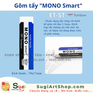 Gôm tẩy chì tombow mono smart et-st