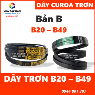 Dây curoa b20 đến b49 bản b trơn công nghệ nhật bản hàng chính hãng loại đẹp đủ mã