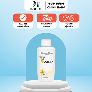 Sữa Tắm Hương Nước Hoa Bettina Barty Vanilla Đức 500ml Hương Thơm Dịu Nhẹ Quyến Rũ Lưu Hương Lâu 