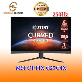 Màn hình msi optix g27c4x gaming cong 27inch full hd va 250hz hdmi/displayport - chính hãng