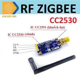 Module thu phát rf zigbee cc2530 uart 2.4g