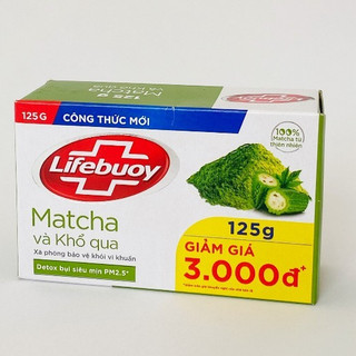 Xà Bông Cục Lifebuoy Matcha Và Khổ Qua 125g