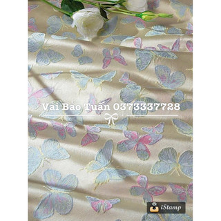 Vải gấm hồ điệp