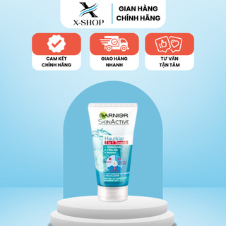 Sữa rửa mặt garnier hautklar 3in1 dành cho da mụn & bị nhờn, tuýp 150ml