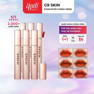 Son kem lì cực lâu trôi G9Skin First Lip V-Fit Velvet Tint G9 Skin New 01-08 6g