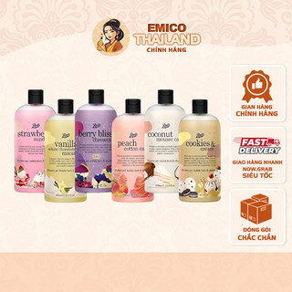 Sữa tắm gội boots shower gel bubble bath and shampoo thái lan 500ml