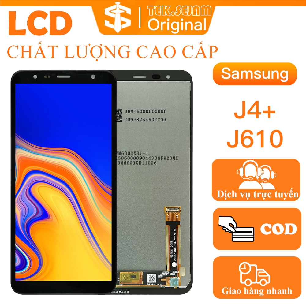 Màn hình LCD samsung J4 + / J610 Màn hình cảm ứng LCD bộ phận kỹ thuật số thay thế màn hình LCD