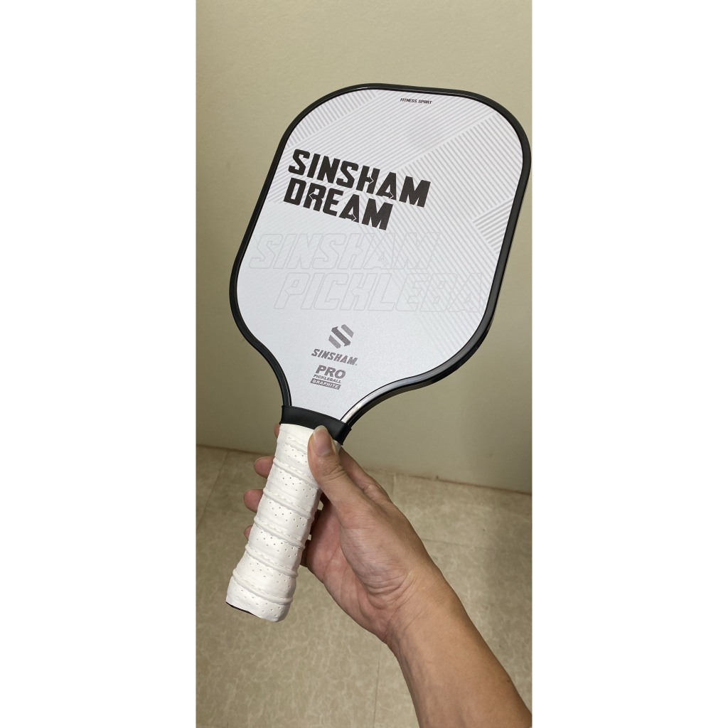Vợt pickleball SINSHAM DREAM PRO sợi carbon sát lõi tổ ong kết hợp sợi thủy tinh bề mặt