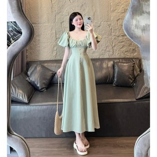 [Maxi] Đầm Maxi đi biển silk cao cấp -  Nhà Lỳ Có Maxi
