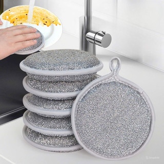 Giẻ Rửa Bát Sợi Kim Loại, Miếng Bọt Biển Cọ Rửa Xoong Nồi Chống Xước Bề Mặt, Khăn Lưới Rửa Chén Dĩa Đa Nằng