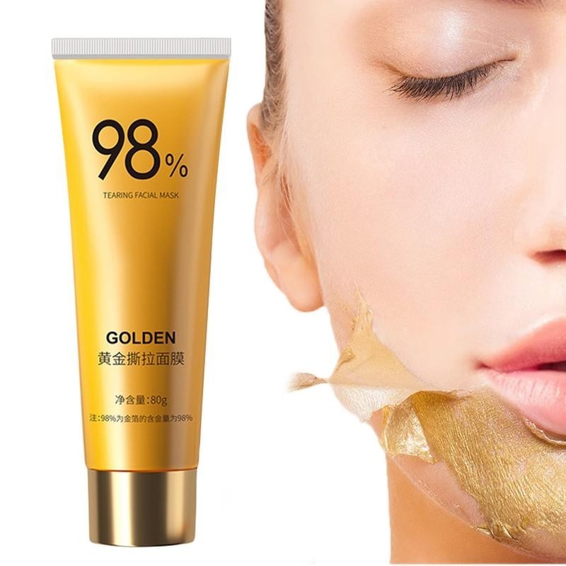 Mặt nạ lột vàng Collagen 24K - Mặt nạ lột vàng giảm mụn đầu đen, sạch lỗ chân lông, trắng da ngăn lão hoá - YOUNG BEAUTY