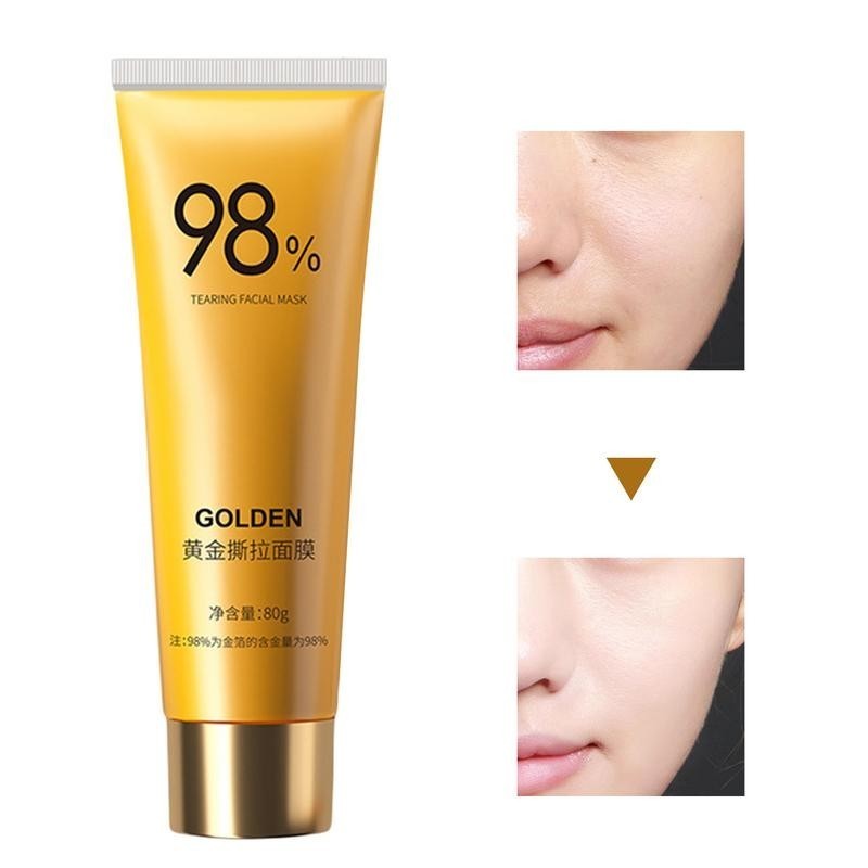 Mặt nạ lột vàng Collagen 24K - Mặt nạ lột vàng giảm mụn đầu đen, sạch lỗ chân lông, trắng da ngăn lão hoá - YOUNG BEAUTY