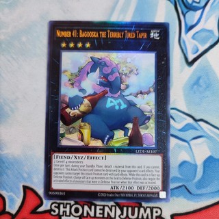 [ AE ] Lá bài thẻ bài Yugioh LEDE-AE107 - Number 41: Bagooska The Terribly Tired Tapir - Ultra Rare - Tặng bọc nhựa