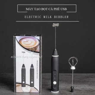 Máy Tạo Bông Cà Phê Sạc USB - Đánh Trứng (hàng chuẩn làm caphe bọt biển)