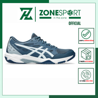 Giày Asics Gel Rocket 11 Xanh Vintage - Giày Bóng Chuyền, Cầu Lông, Tennis đế đệm gel êm ái đàn hồi