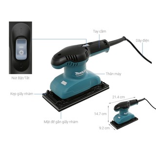 Máy Chà Nhám Rung Chữ Nhật MAKITA 180W M9201B  (93 x 185 mm ) - Chính Hãng M9201B SANDER