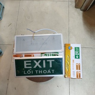 Đèn exit, đèn thoát hiểm , đèn dẫn nối các loại 1 mặt, 2 mặt