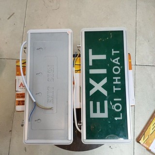 Đèn exit, đèn thoát hiểm , đèn dẫn nối các loại 1 mặt, 2 mặt