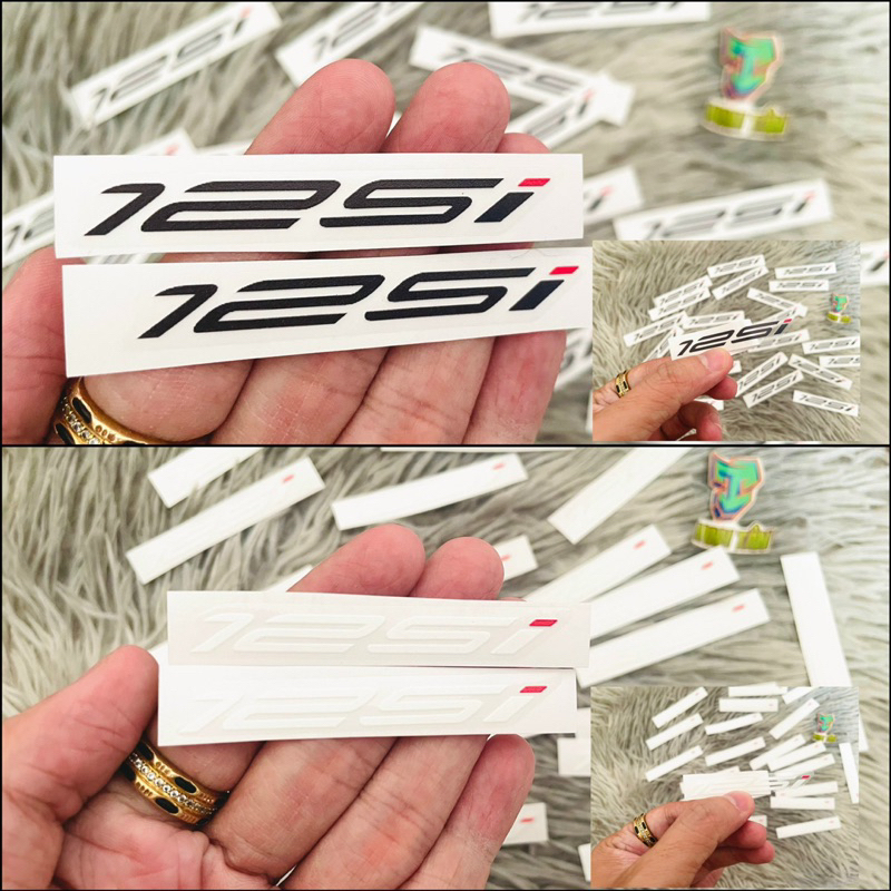 Tem số 125i tem lụa in nổi nền trong sắc nét ( giá 1 cặp )