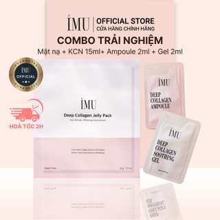 Bộ 3 món dùng thử iMU Mặt nạ + Ampoule + Soothing gel