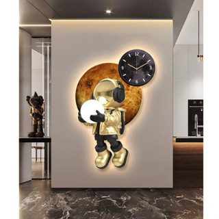 Tranh Đèn Led Gấu BearBrick Treo Phòng Khách Đẹp Hiện Đại