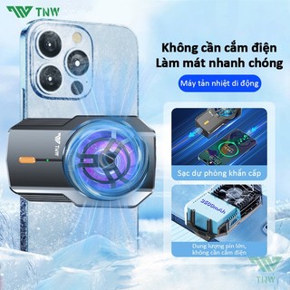 TNW S8X Quạt tản nhiệt điện thoại di động Quạt tản nhiệt điện thoại di động không dây có pin