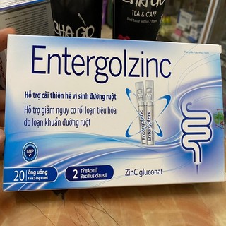 Men ống vi sinh entergolzinc - cân bằng hệ vi sinh đường ruột_ hộp 20 ống