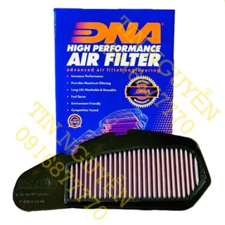 Lọc gió dna cho xe air blade 125 đời 2014 - nay, click, vario, pcx, sh mode hàng chính hãng mã h1sc13