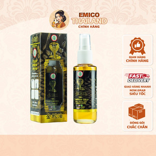 Dầu xịt xoa bóp cao rắn hổ mang cobraan gold herb - hàng nội địa thái lan