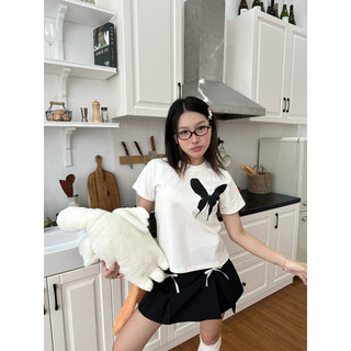 Áo thun nữ form baby tee "Butterfly" - Kraken Drk
