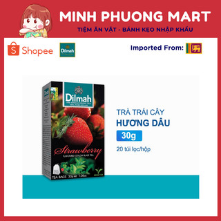 Trà Dâu Dilmah Strawberry – hộp 30g/ 20 túi lọc