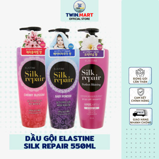 Dầu gội chăm sóc và nuôi dưỡng tóc Elastine Silk Repair 550ml Hàn Quốc