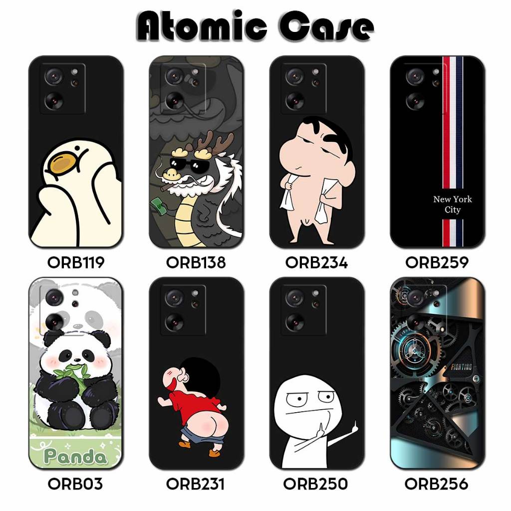 Ốp lưng Xiaomi 13T/13T Pro - Ốp Xiaomi 13T/13T Pro TPU dẻo in hình - Atomic Case