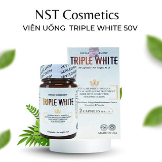 Viên uống chống nắng trắng da Triple white 50 viên