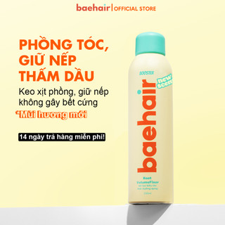 Xịt phồng tóc, xịt tạo kiểu tóc Baehair Booster tóc phồng, lâu bết, giữ nếp tóc & Không gây cứng tóc 250ml (BIGGER SIZE)