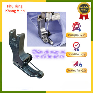 Chân vịt mí phải, mí trái lò xo có ốc điều chỉnh, chân vịt tra cổ áo sơ mi